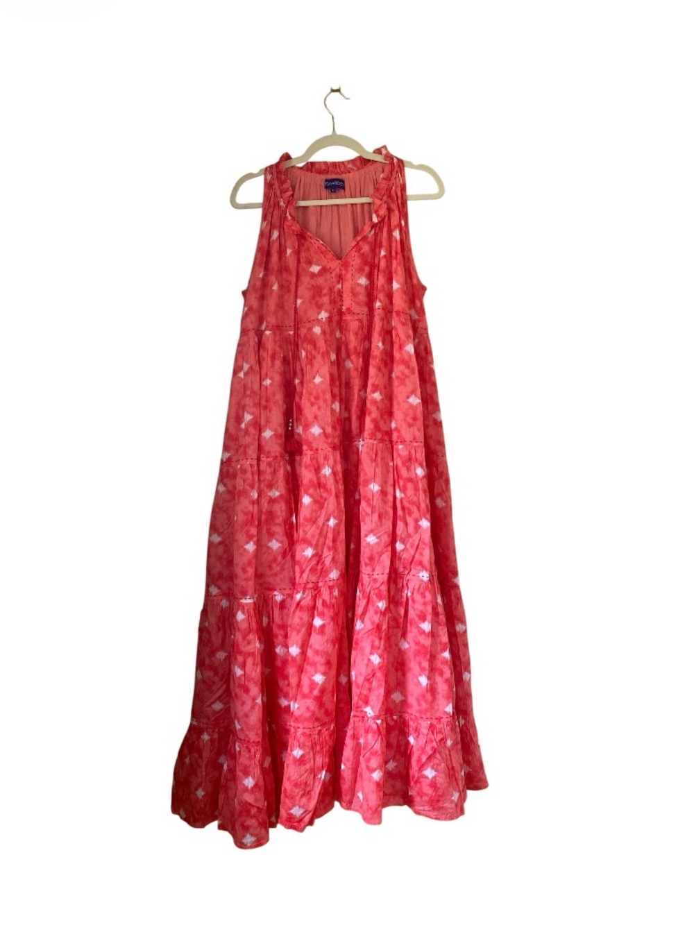 NWOT ANTHROPOLOGIE Ro's Garden Sofia  Maxi Dress L - Picture 3 of 16